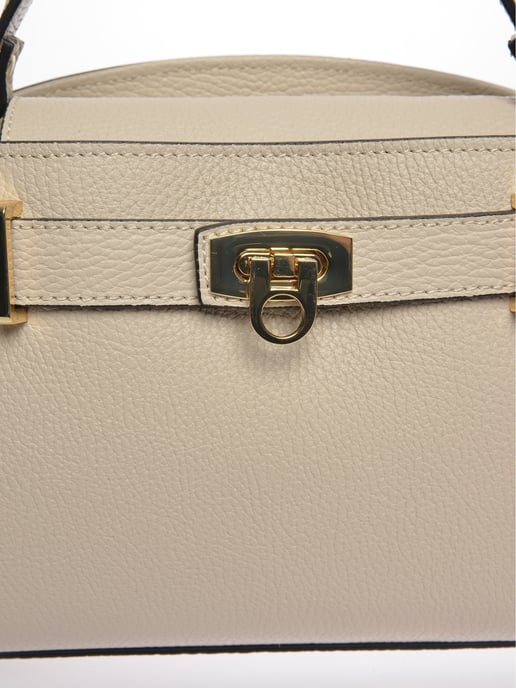 Isabella Rhea Beige Rindsledertasche - Image 3