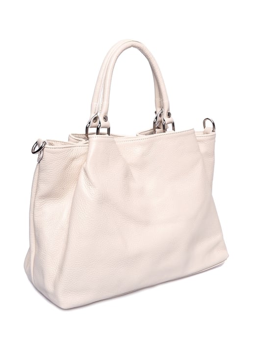 Luisa Vannini Beige Rindsledertasche - Image 2