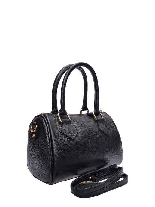 Luisa Vannini Schwarz Rindsledertasche - Image 2