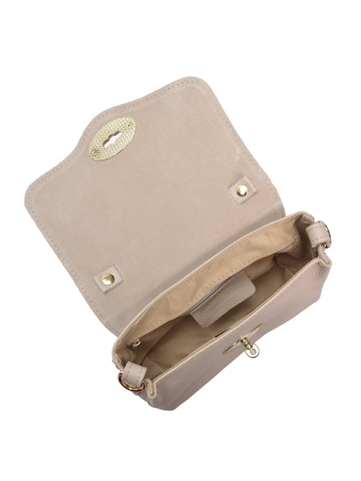 Roberta M Beige Rindsledertasche - Image 4