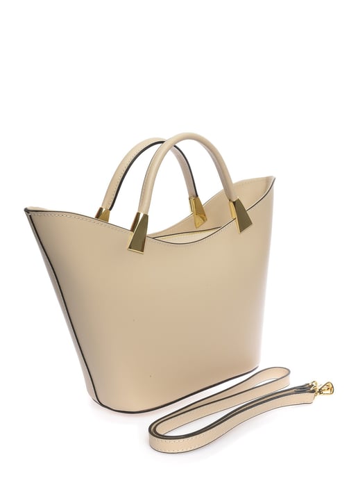 Roberta M Beige Rindsledertasche - Image 2