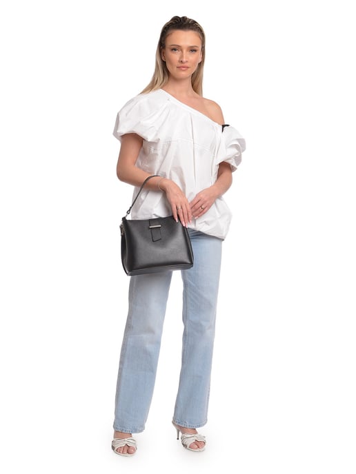 Isabella Rhea Schwarz Rindsledertasche - Image 5