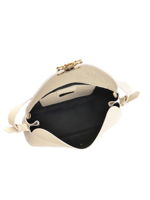 Anna Luchini Beige Rindsledertasche - Image 4