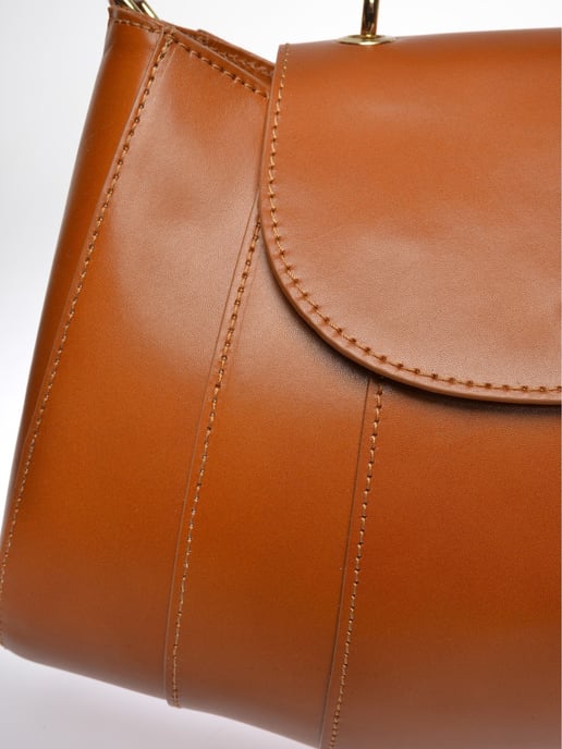 Isabella Rhea Braun Rindsledertasche - Image 3