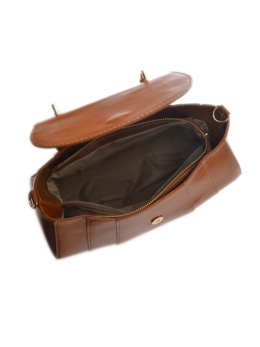 Isabella Rhea Braun Rindsledertasche - Image 4