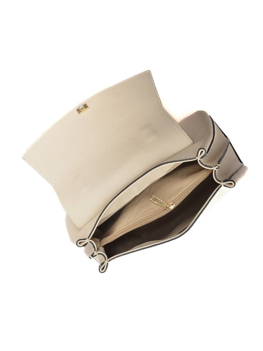 Roberta M Beige Rindsledertasche - Image 4