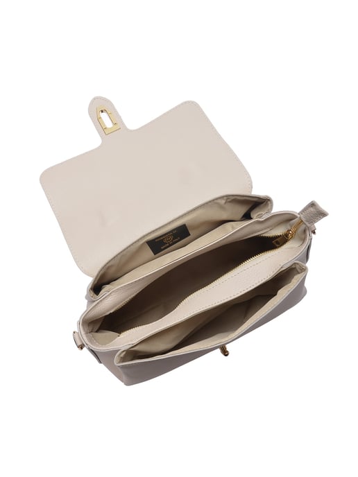 Roberta M Beige Rindsledertasche - Image 4