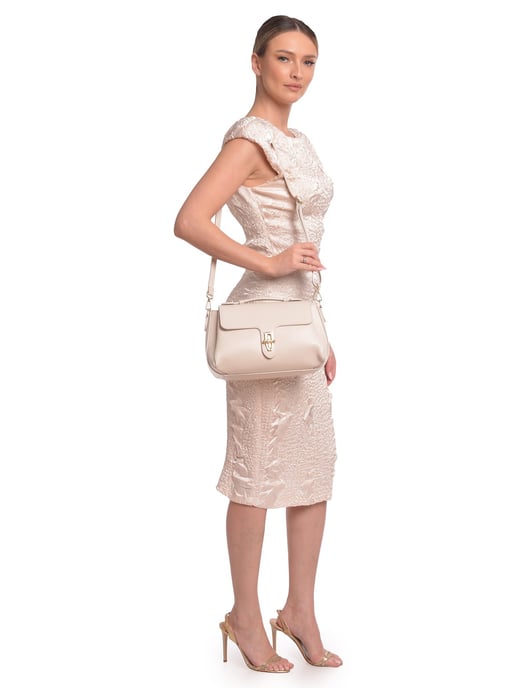 Roberta M Beige Rindsledertasche - Image 5