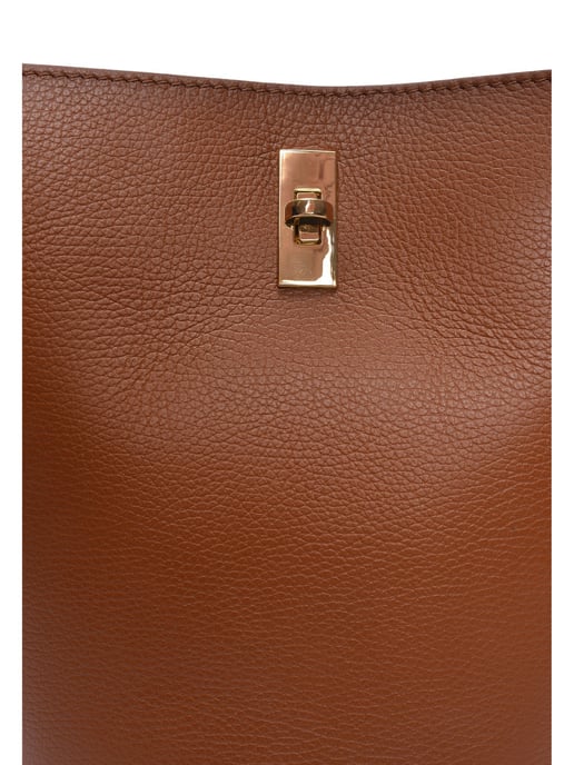 Luisa Vannini Braun Rindsledertasche - Image 3