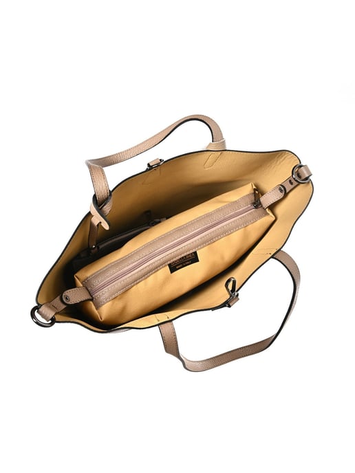 Isabella Rhea Beige Rindsledertasche - Image 4