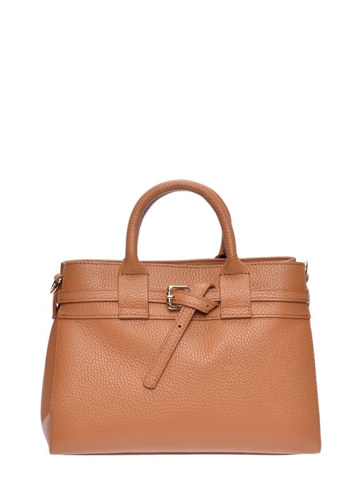 Isabella Rhea Braun Rindsledertasche - Image 1