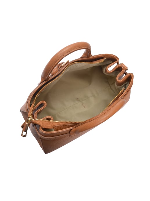 Isabella Rhea Braun Rindsledertasche - Image 4