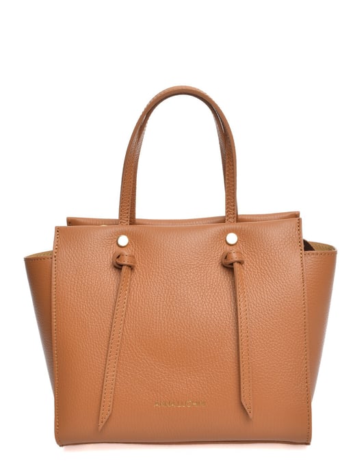 Anna Luchini Braun Rindsledertasche - Image 1