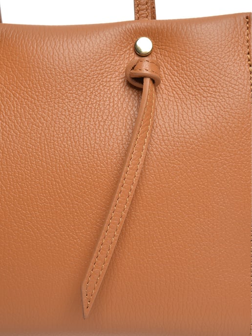 Anna Luchini Braun Rindsledertasche - Image 3