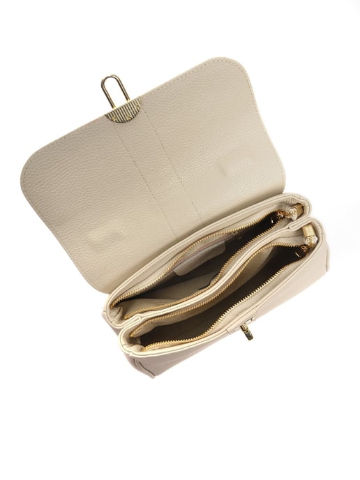 Roberta M Beige Rindsledertasche - Image 4