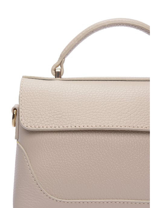 Luisa Vannini Beige Rindsledertasche - Image 3