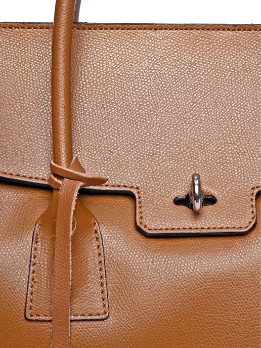 Luisa Vannini Braun Rindsledertasche - Image 3