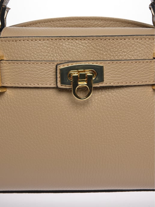 Isabella Rhea Beige Rindsledertasche - Image 3
