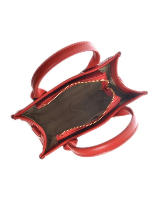Isabella Rhea Rot Rindsledertasche - Image 4