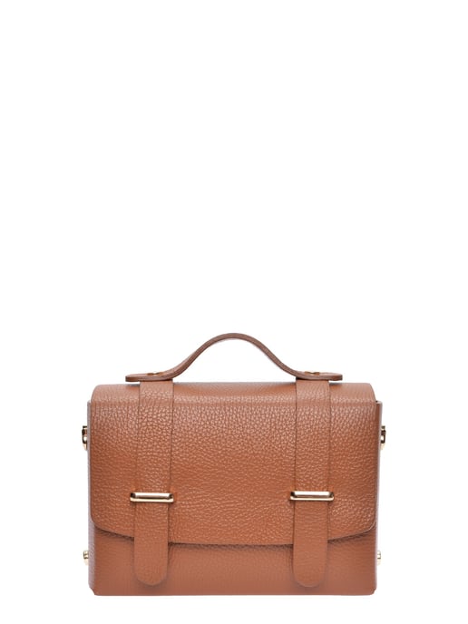 Luisa Vannini Braun Rindsledertasche - Image 1