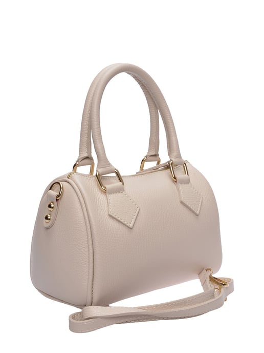 Luisa Vannini Beige Rindsledertasche - Image 2