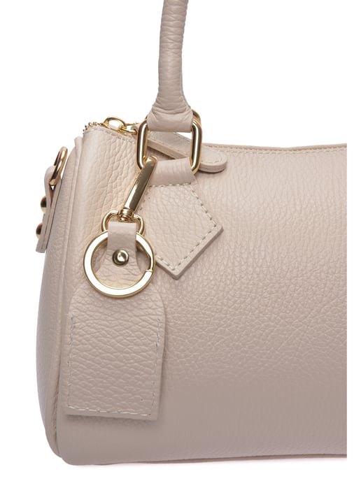 Luisa Vannini Beige Rindsledertasche - Image 3