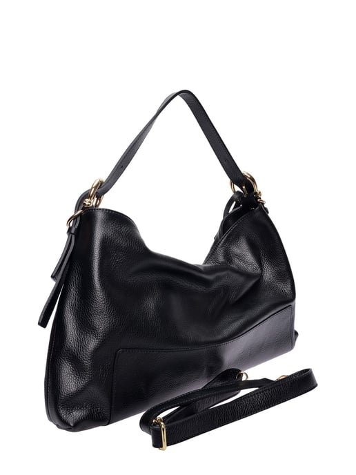 Luisa Vannini Schwarz Rindsledertasche - Image 2