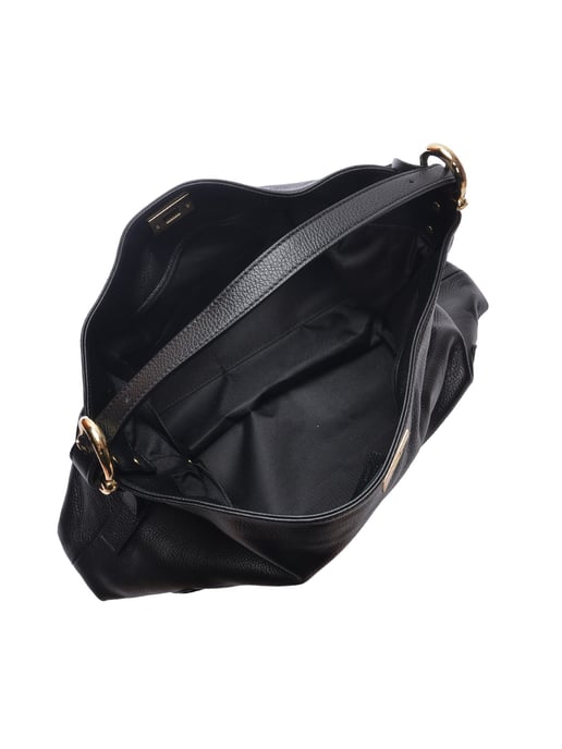 Luisa Vannini Schwarz Rindsledertasche - Image 4