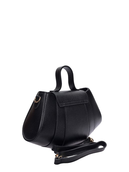Luisa Vannini Schwarz Rindsledertasche - Image 2