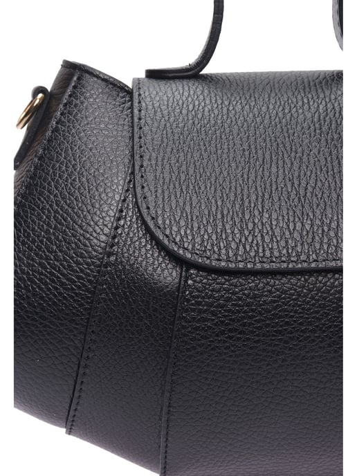 Luisa Vannini Schwarz Rindsledertasche - Image 3