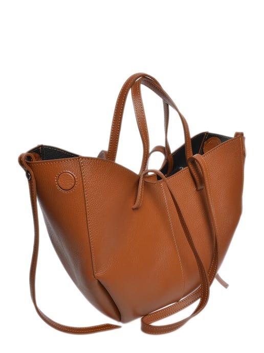 Luisa Vannini Braun Rindsledertasche - Image 2