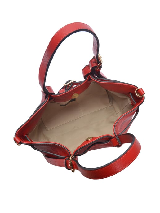 Luisa Vannini Rot Rindsledertasche - Image 4