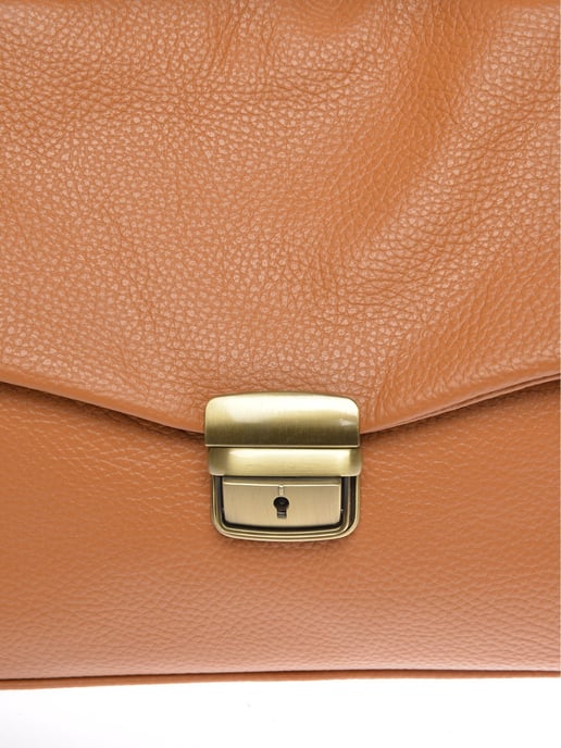 Isabella Rhea Braun Rindsledertasche - Image 3