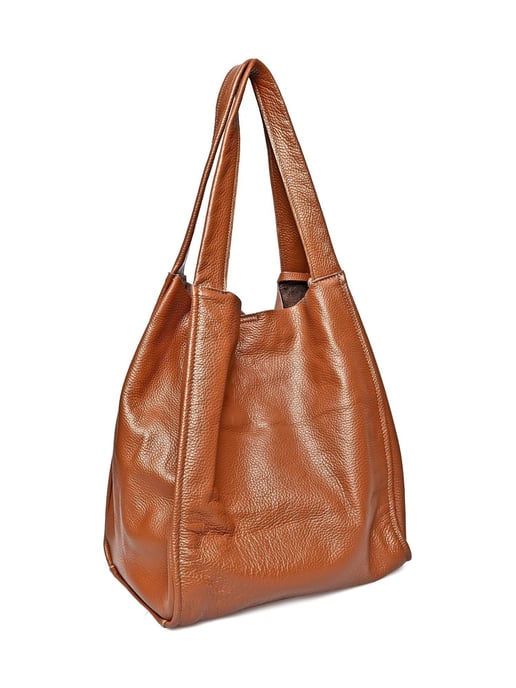 Isabella Rhea Braun Rindsledertasche - Image 2