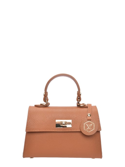 Luisa Vannini Braun Rindsledertasche - Image 1