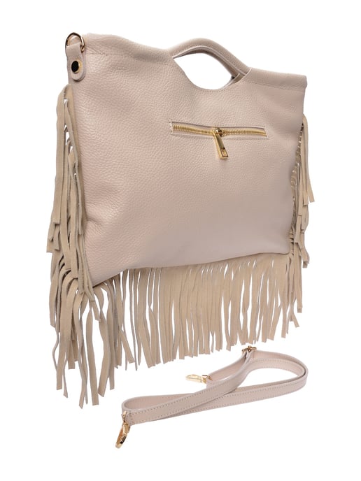 Isabella Rhea Beige Rindsledertasche - Image 2