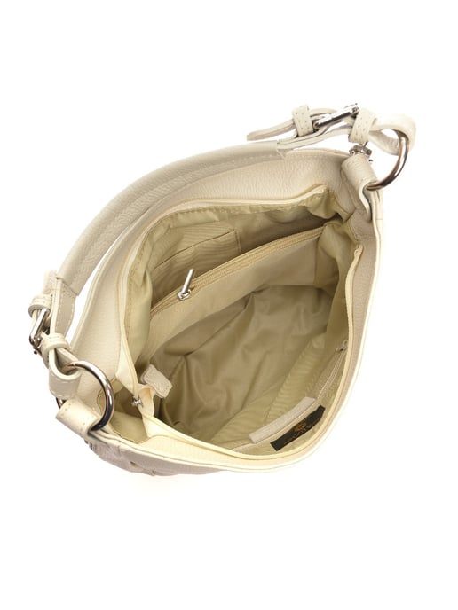Anna Luchini Beige Rindsledertasche - Image 4