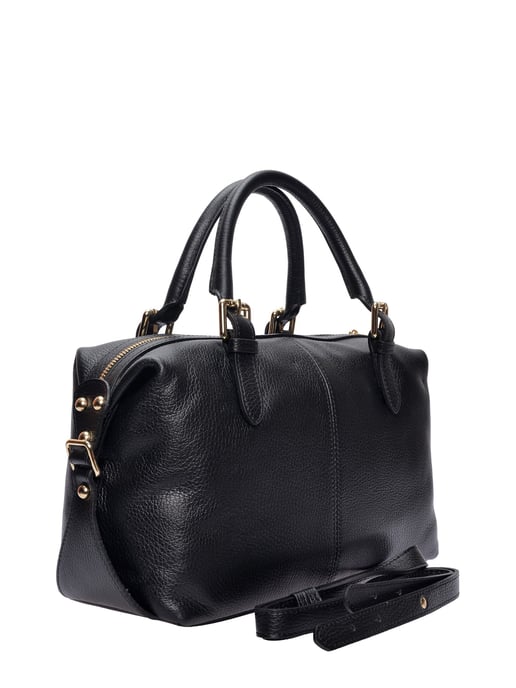 Luisa Vannini Schwarz Rindsledertasche - Image 2