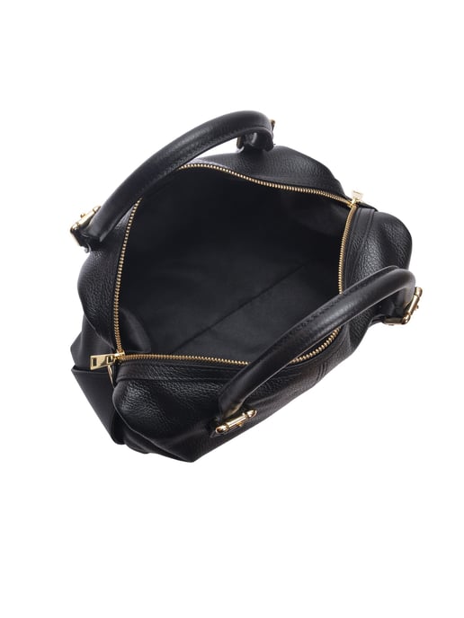 Luisa Vannini Schwarz Rindsledertasche - Image 4