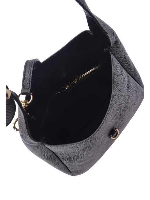 Anna Luchini Schwarz Rindsledertasche - Image 4