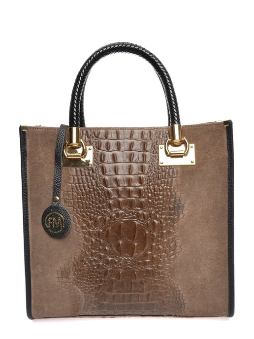 Roberta M Beige Rindsledertasche - Image 1