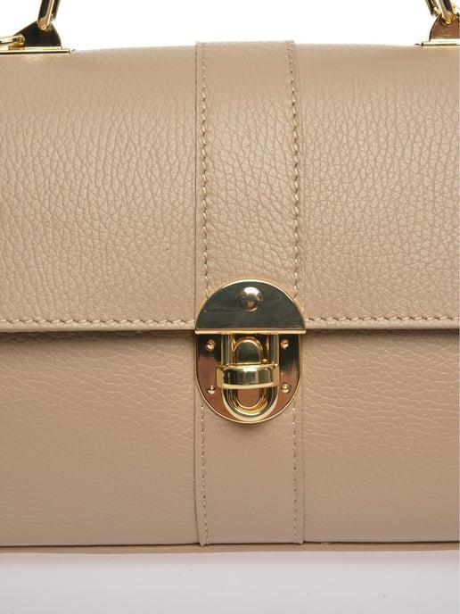 Roberta M Beige Rindsledertasche - Image 3