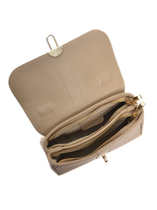 Roberta M Beige Rindsledertasche - Image 4