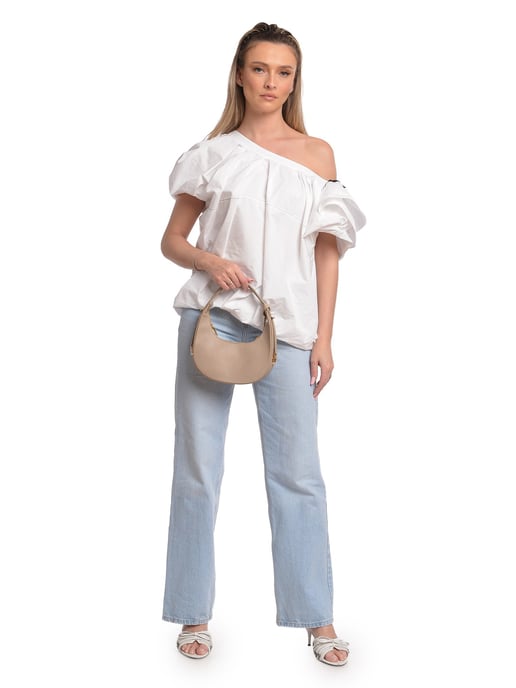 Isabella Rhea Beige Rindsledertasche - Image 5