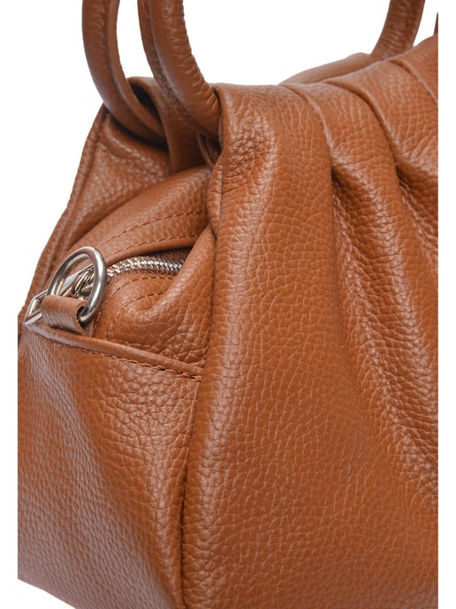 Luisa Vannini Braun Rindsledertasche - Image 3