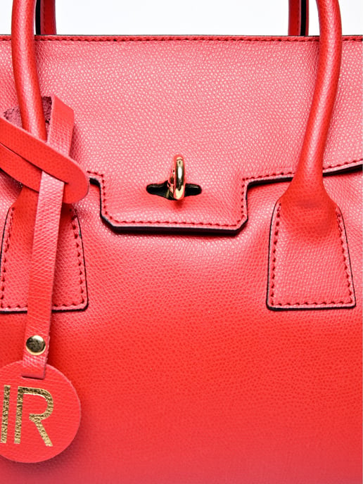 Isabella Rhea Rot Rindsledertasche - Image 3