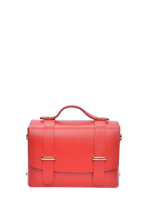 Luisa Vannini Rot Rindsledertasche - Image 1
