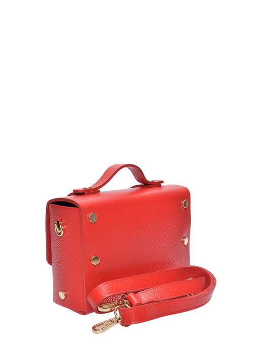 Luisa Vannini Rot Rindsledertasche - Image 2