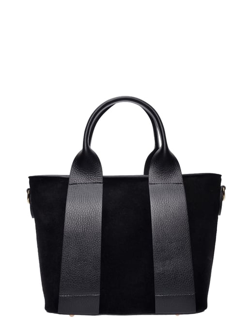 Luisa Vannini Schwarz Rindsledertasche - Image 1