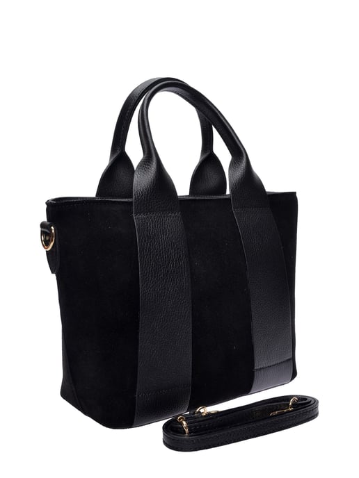 Luisa Vannini Schwarz Rindsledertasche - Image 2
